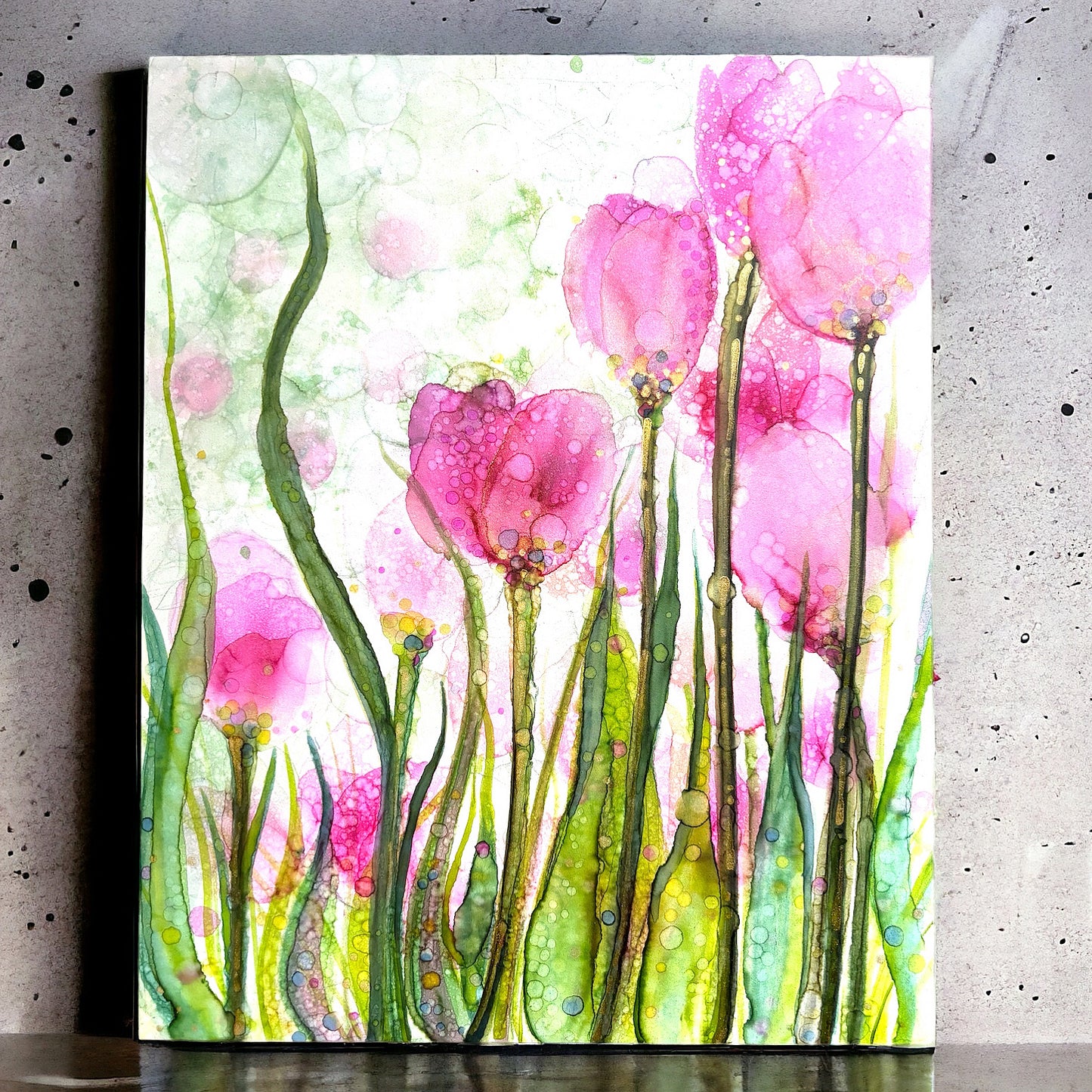 Pink Tulip Field