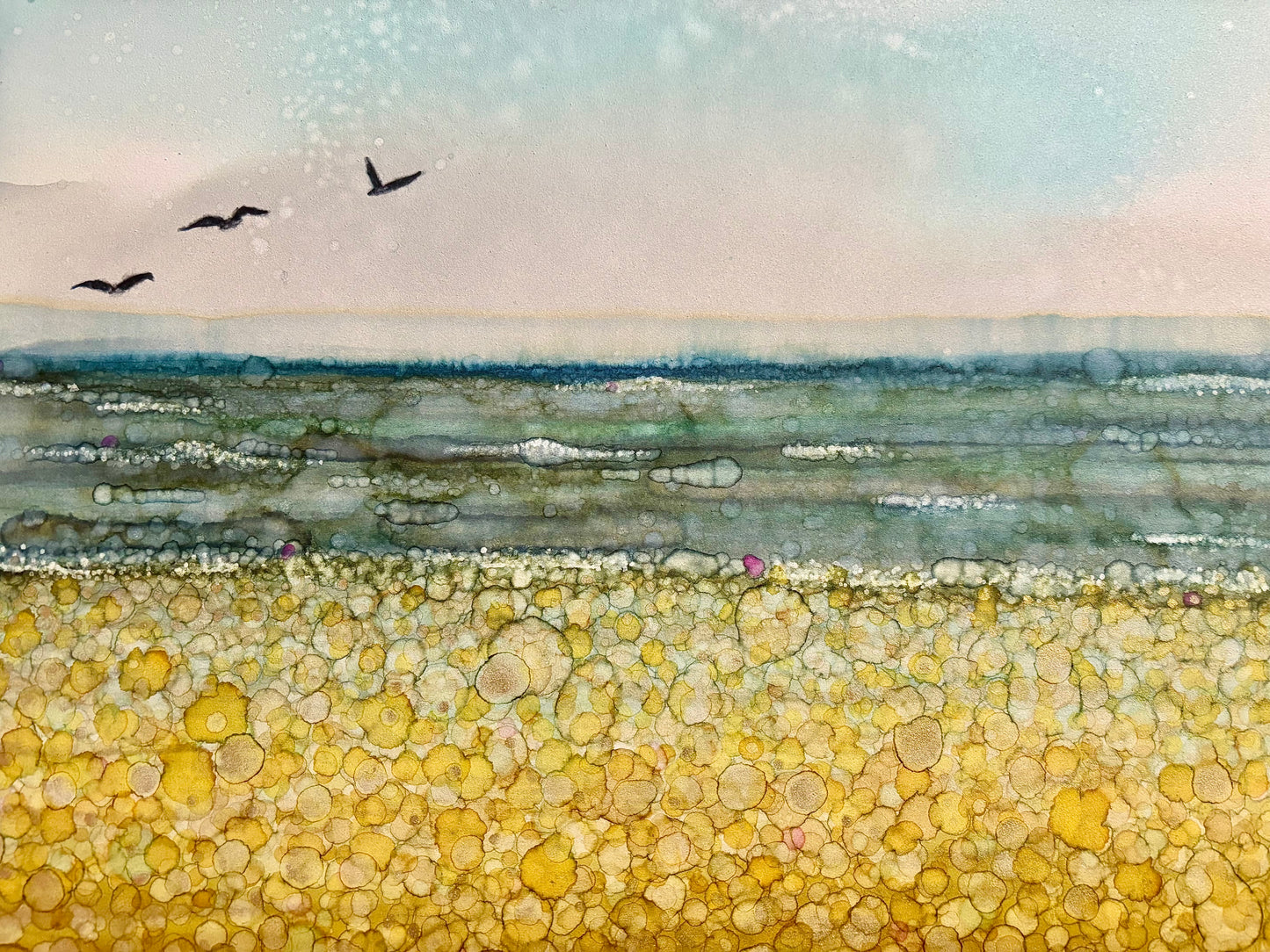 Lincoln Beach with Birds