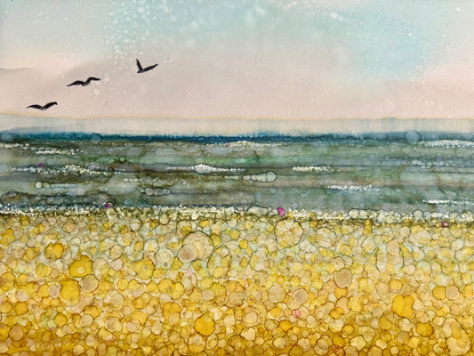 Lincoln Beach with Birds