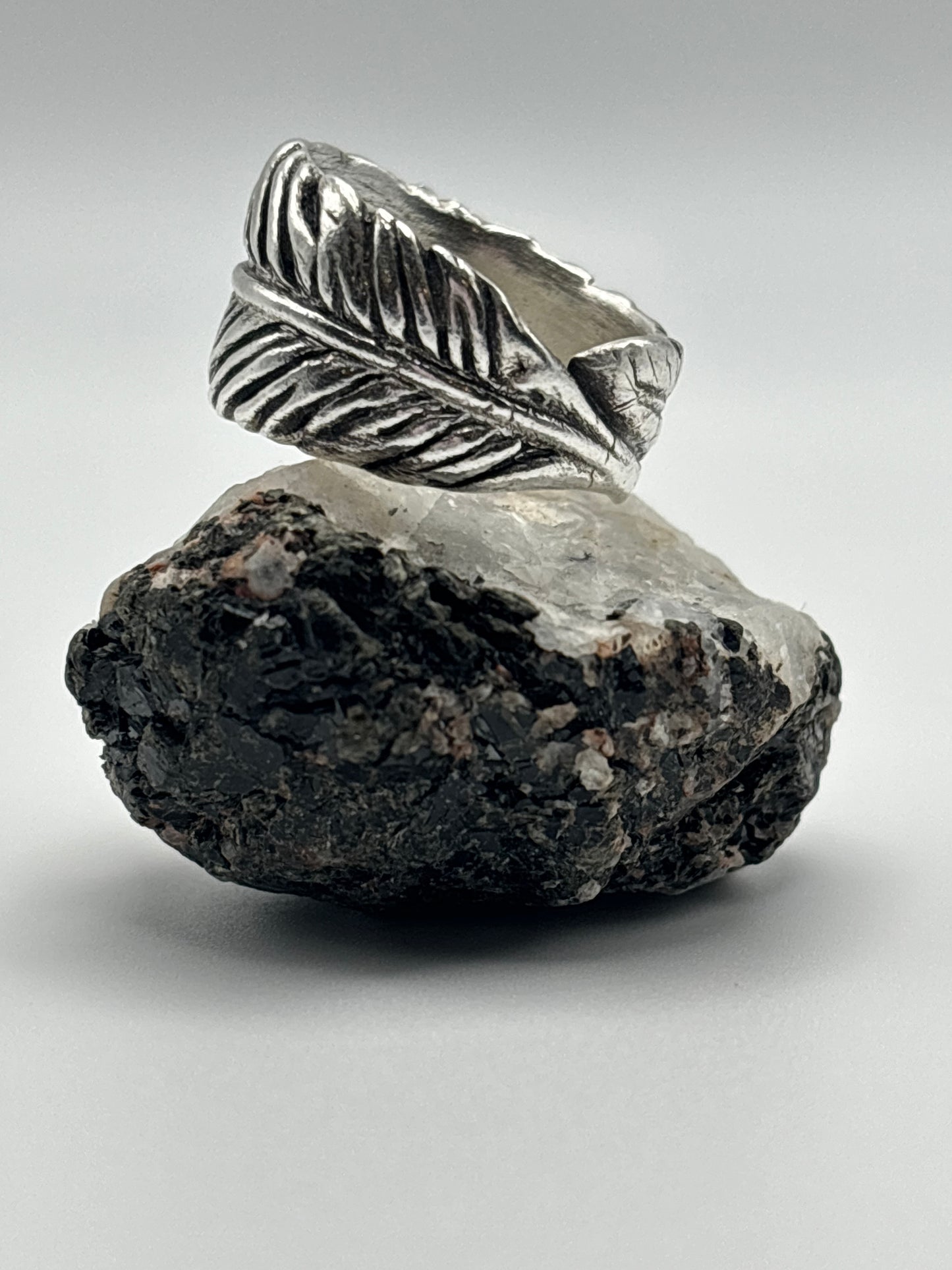 Boho Feather Ring