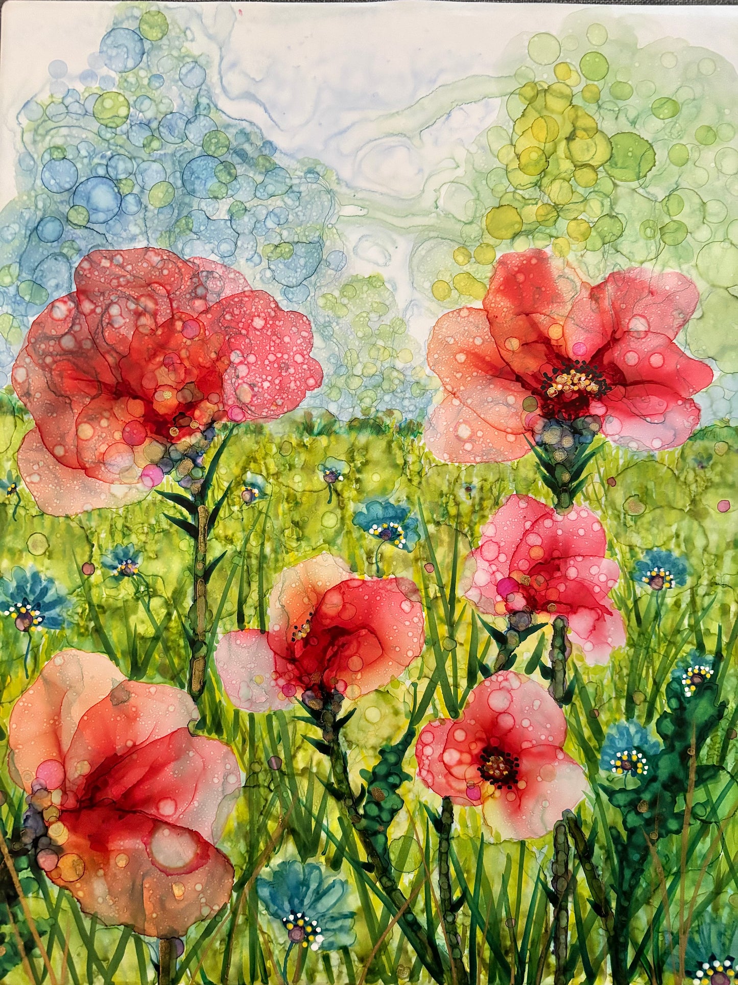 Happy Days and Red Flowers