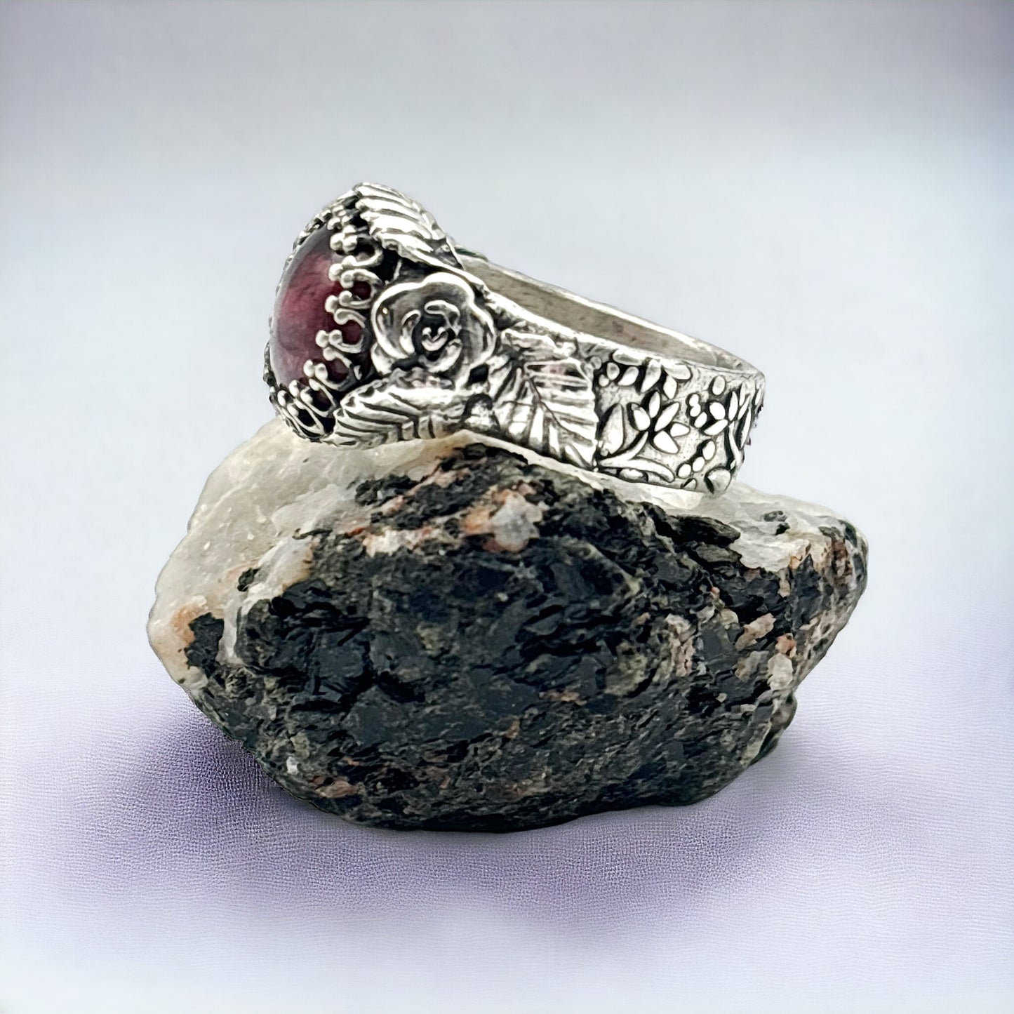 Pink Tourmaline Ring