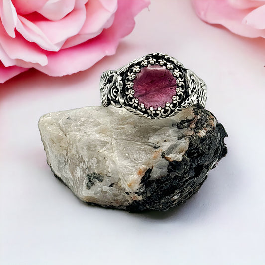 Pink Tourmaline Ring