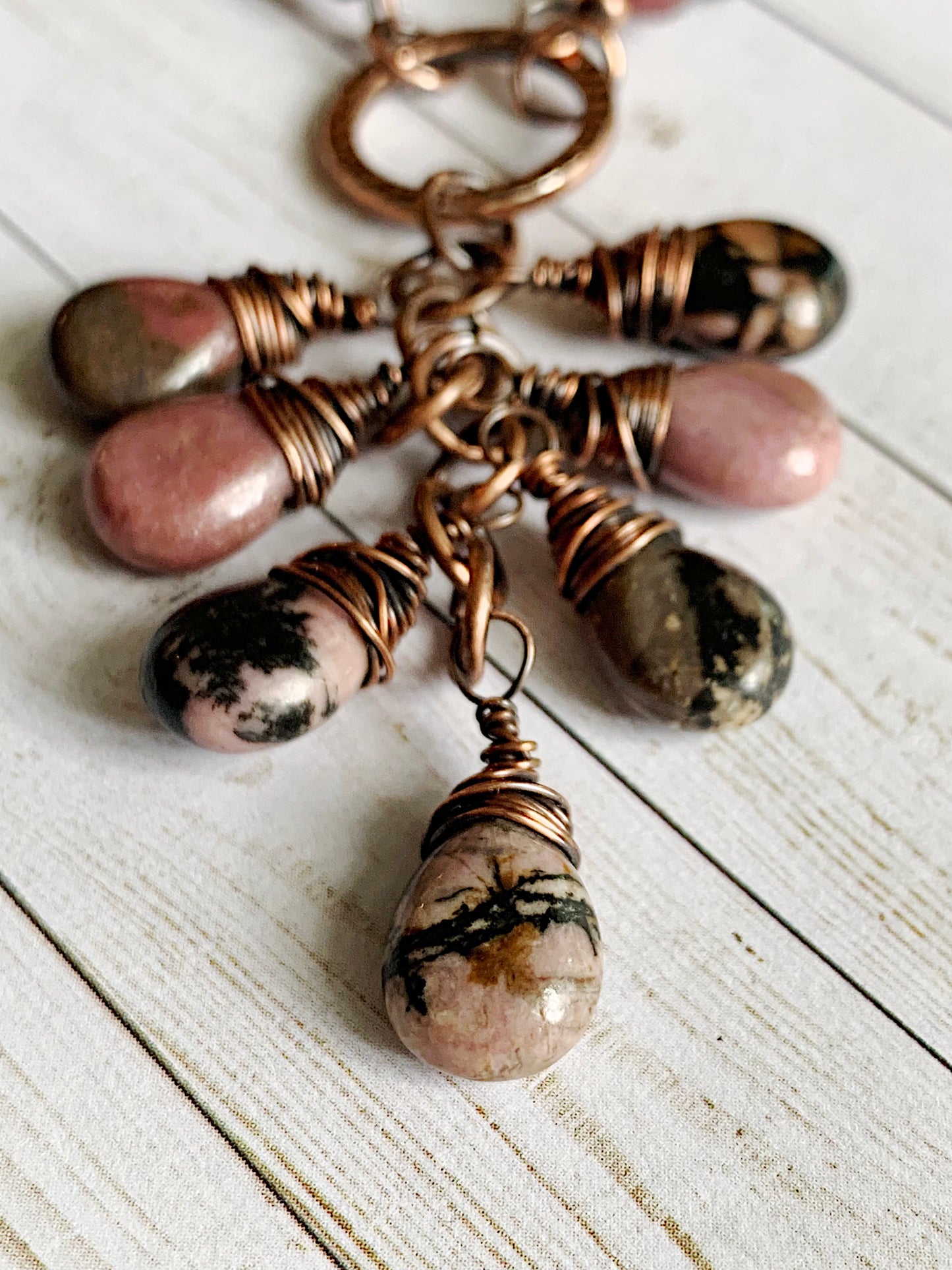 Rhodonite necklace