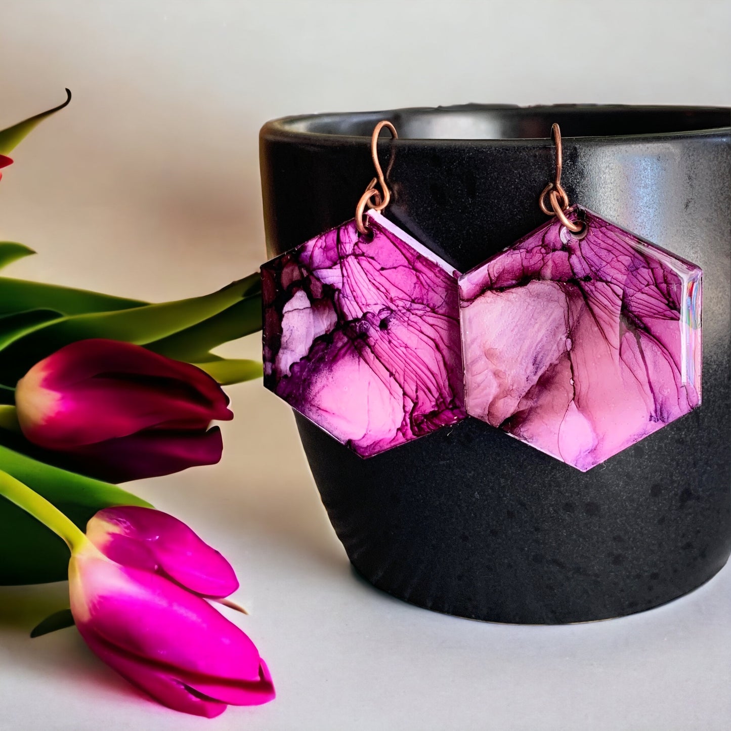 Violet Earrings