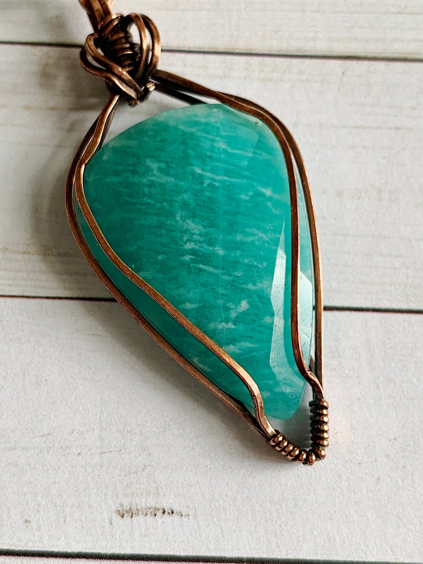 Peruvian Amazonite Pendant