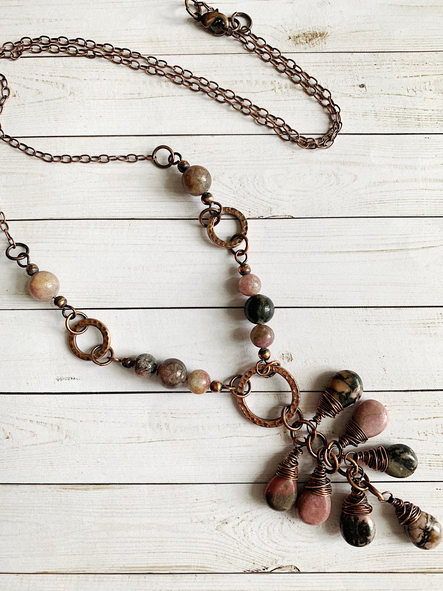 Rhodonite necklace