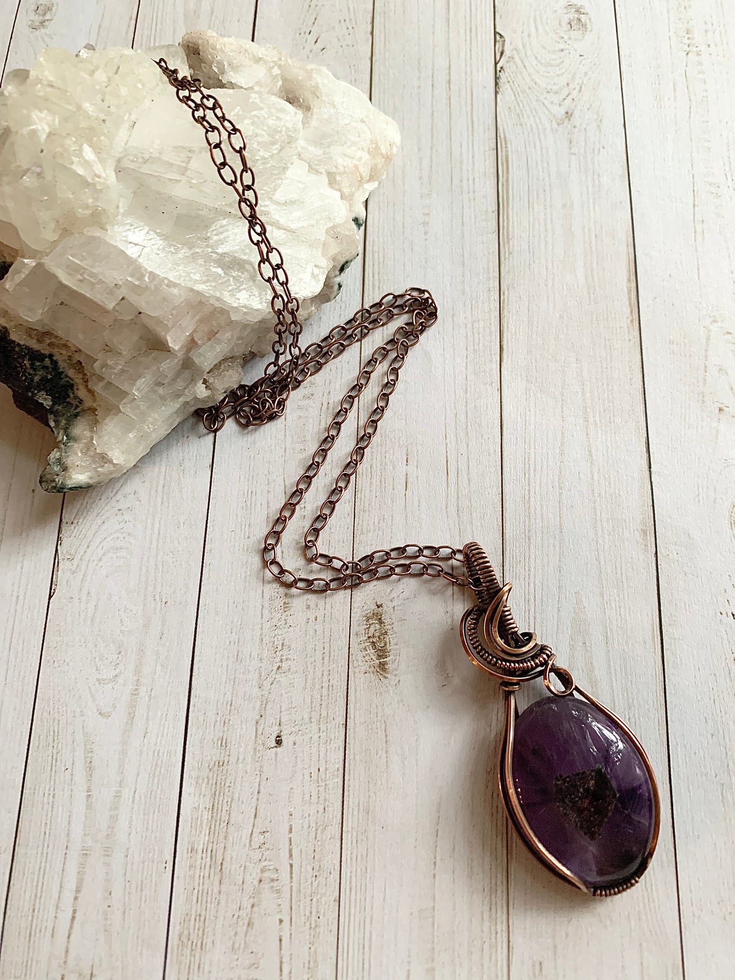 Wire Wrapped Amethyst