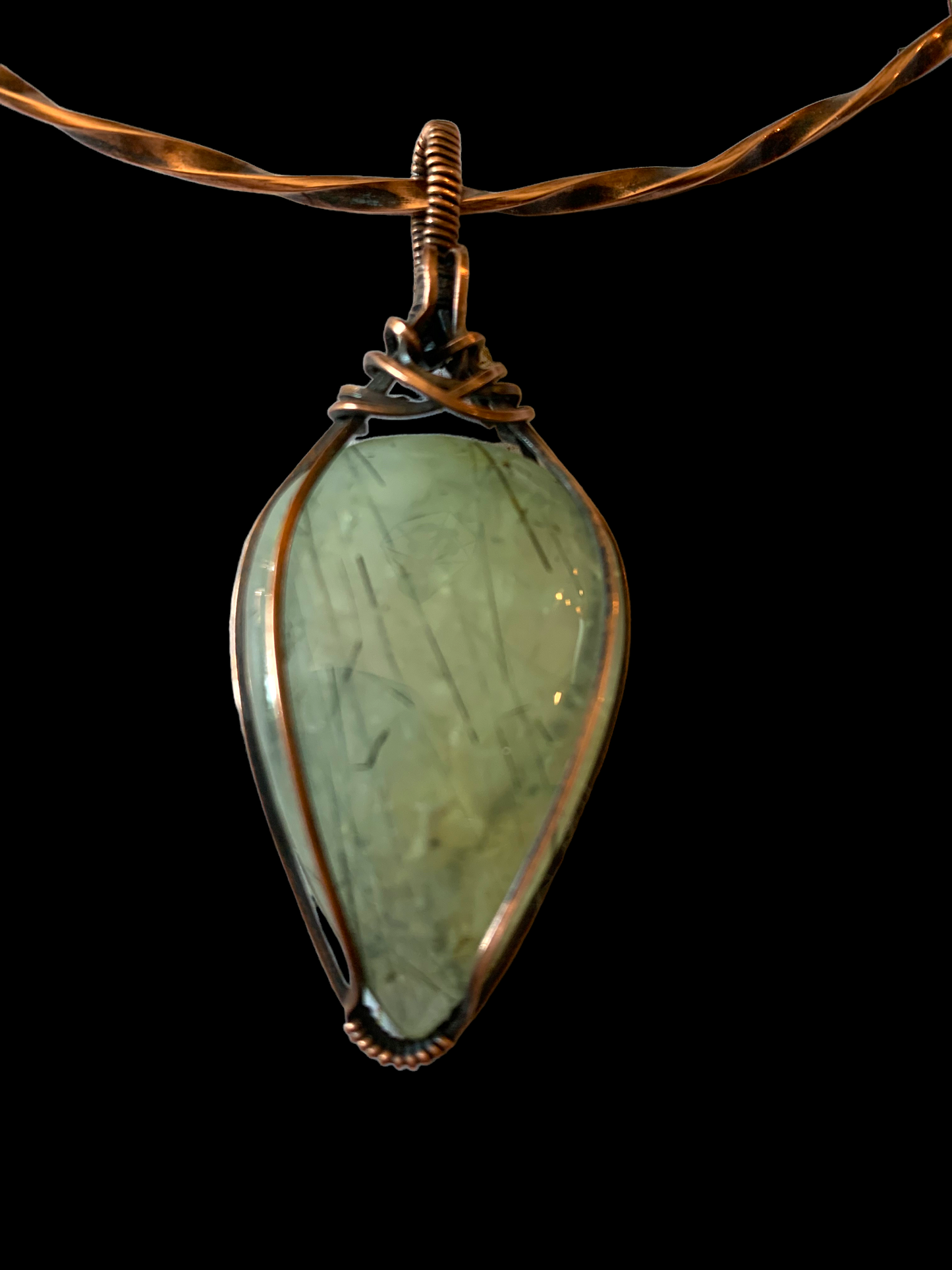 Prehnite Pendant
