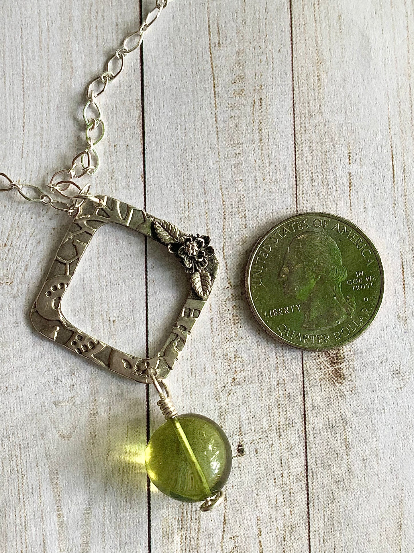 Green Amber Necklace