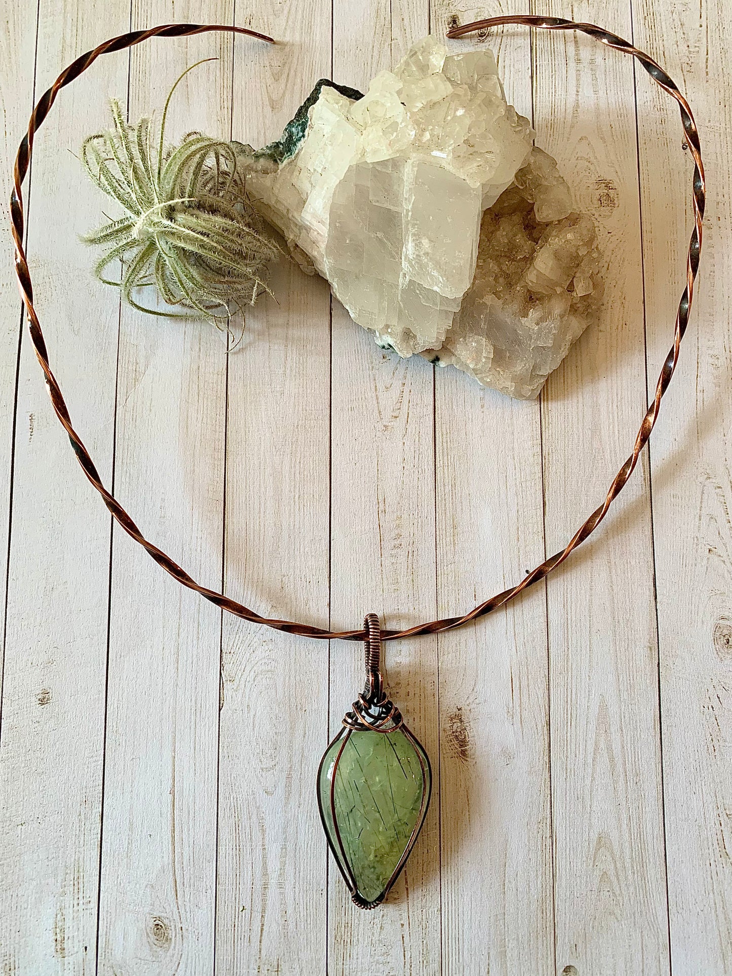 Prehnite Pendant