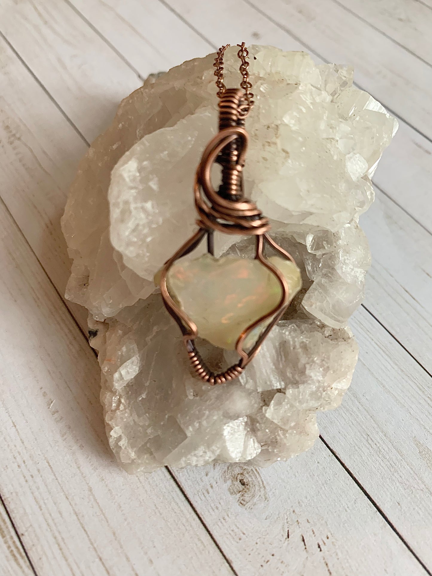 Raw Opal Necklace