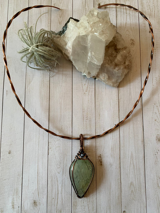 Twisted Copper Choker