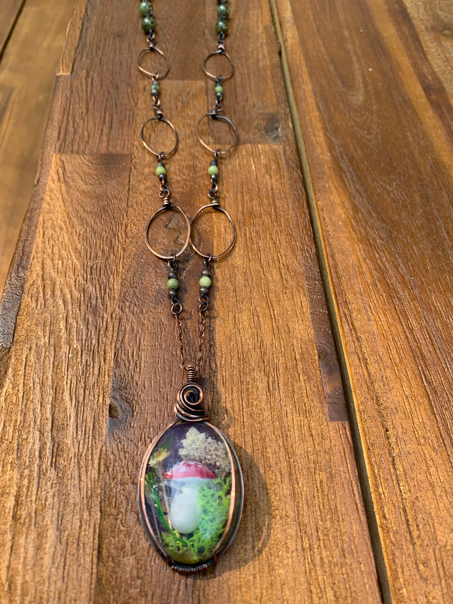 Mushroom Necklace