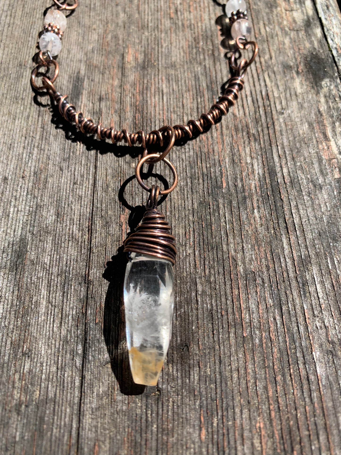 Lodolite Crystal necklace