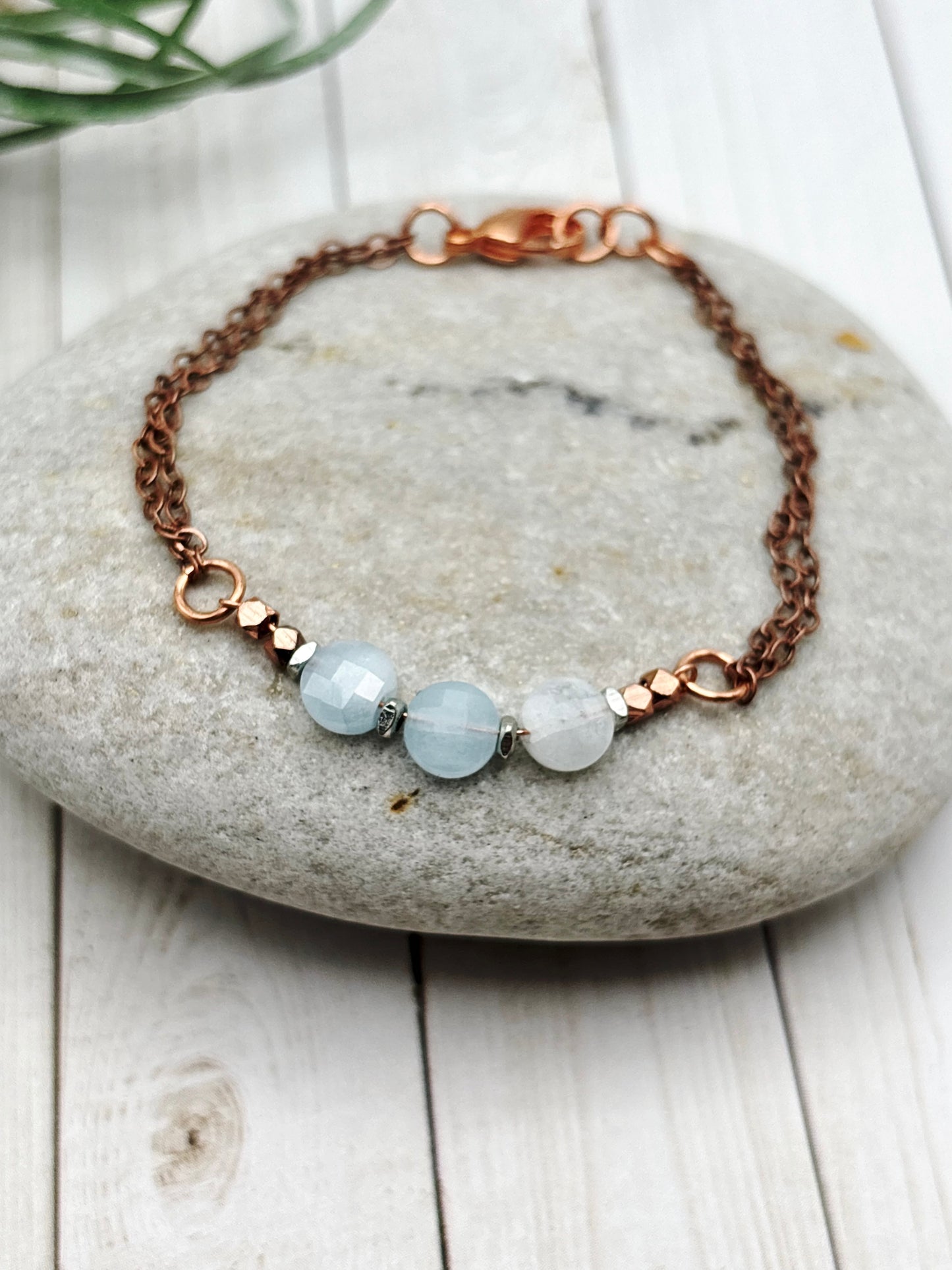 Aquamarine Bracelet ￼