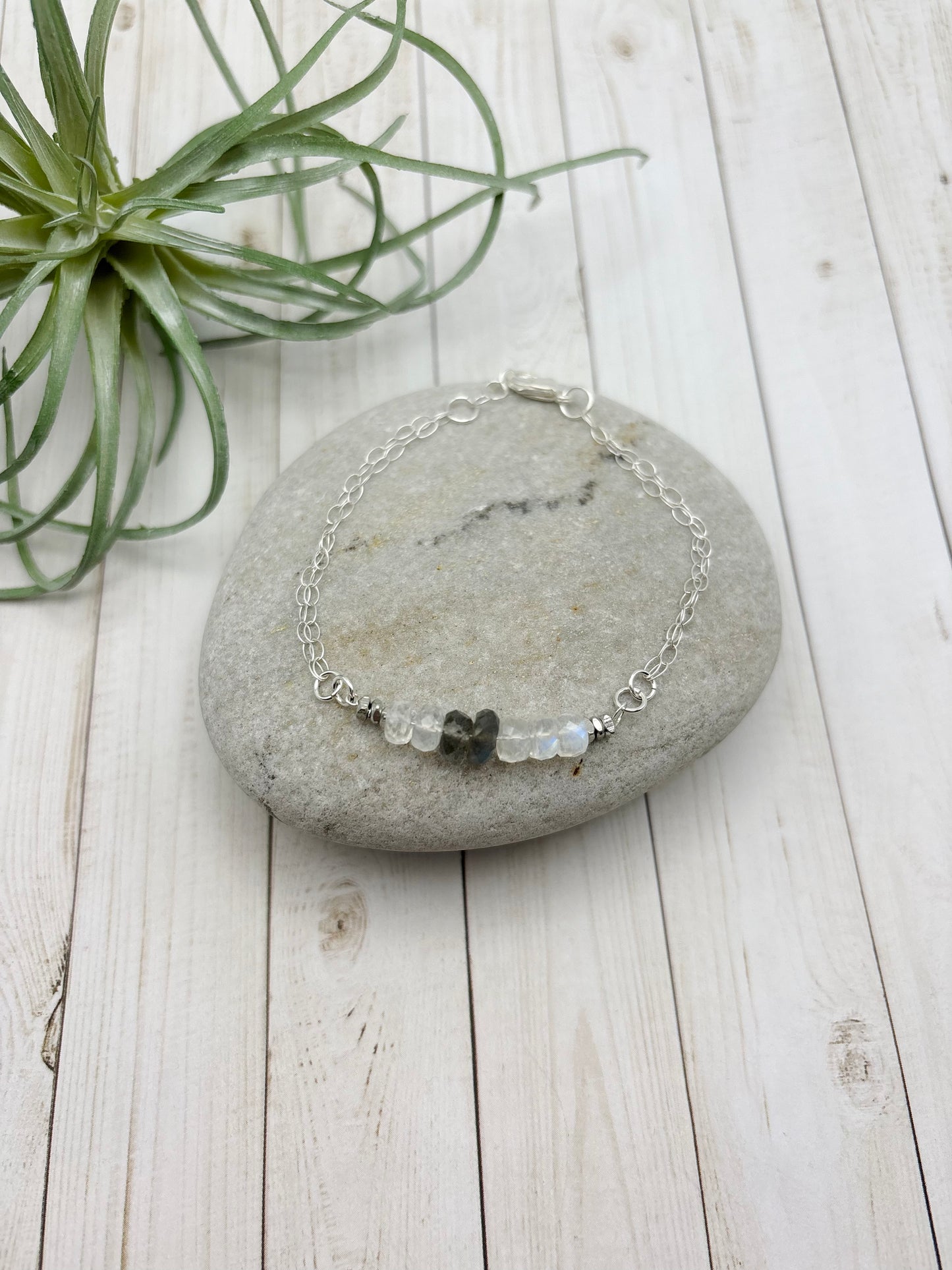 Moonstone with Labradorite Bracelet