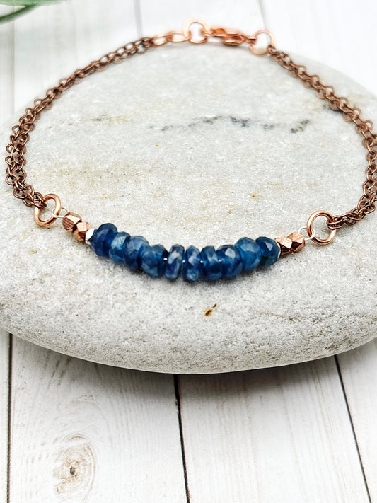 Blue Kyanite Bracelet