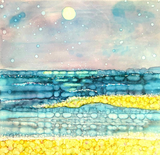 Moon Over the Ocean