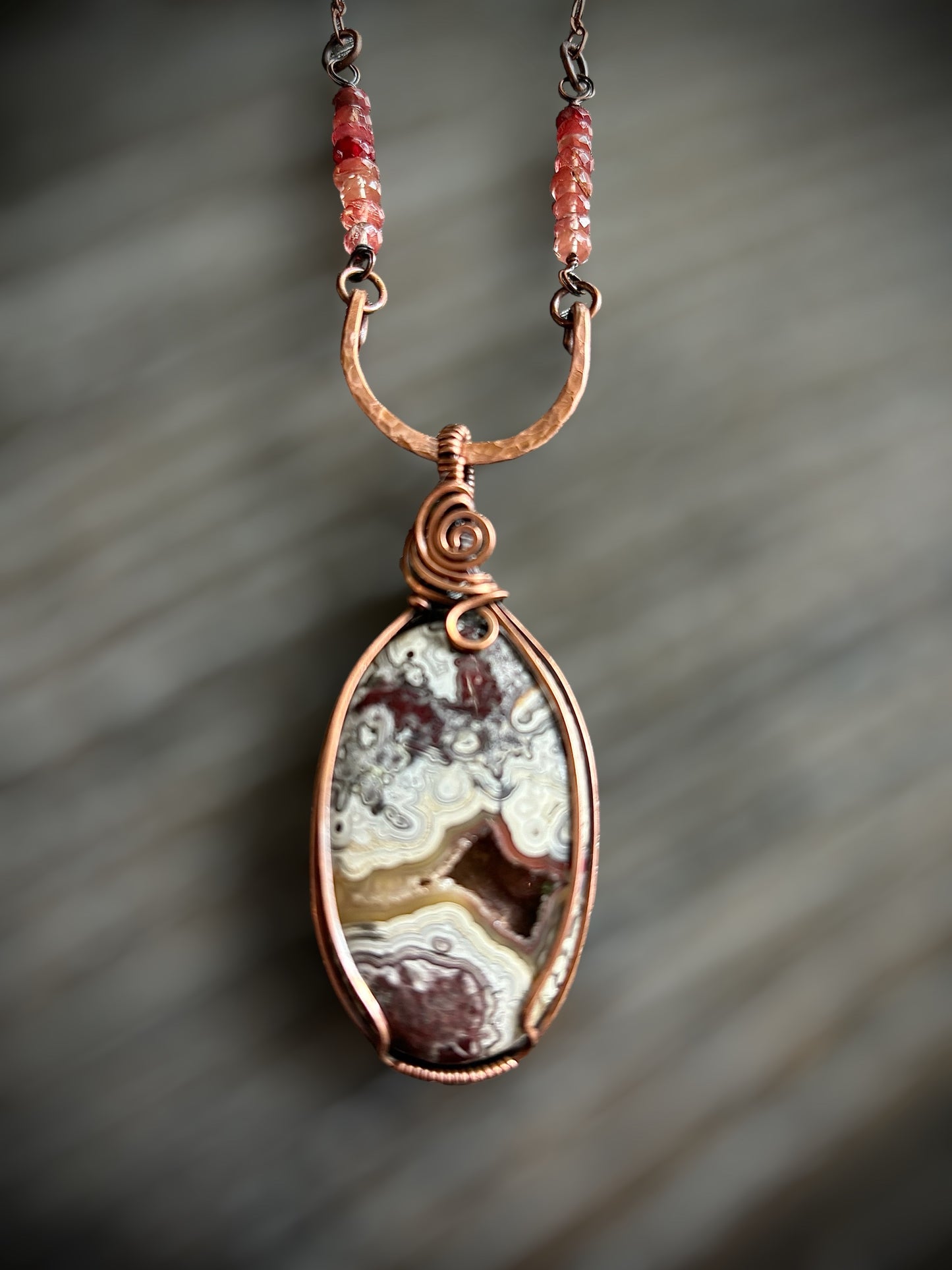 Crazy Lace Agate with Druse