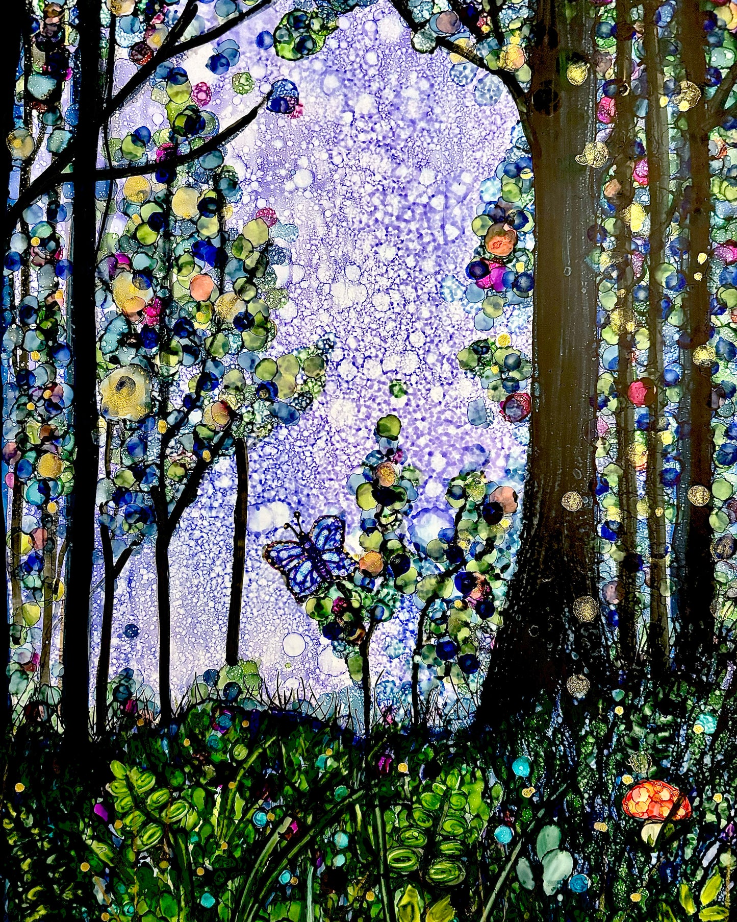 Starry Night in the Woods