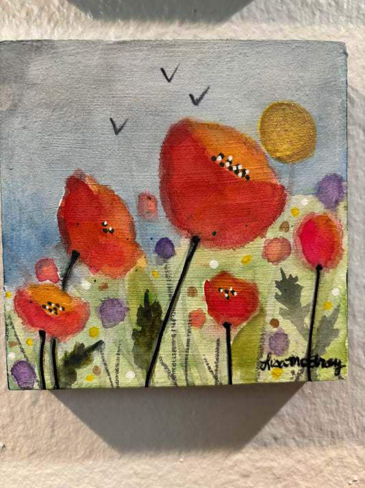 Mini Garden Collection #2 Poppies