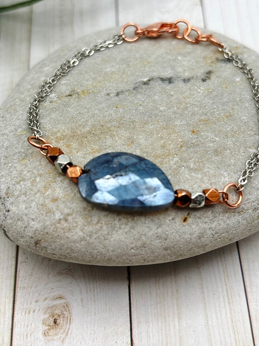 Pool of Blue Labradorite Bracelet