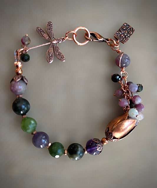 Dragonfly in the Garden Bracelet