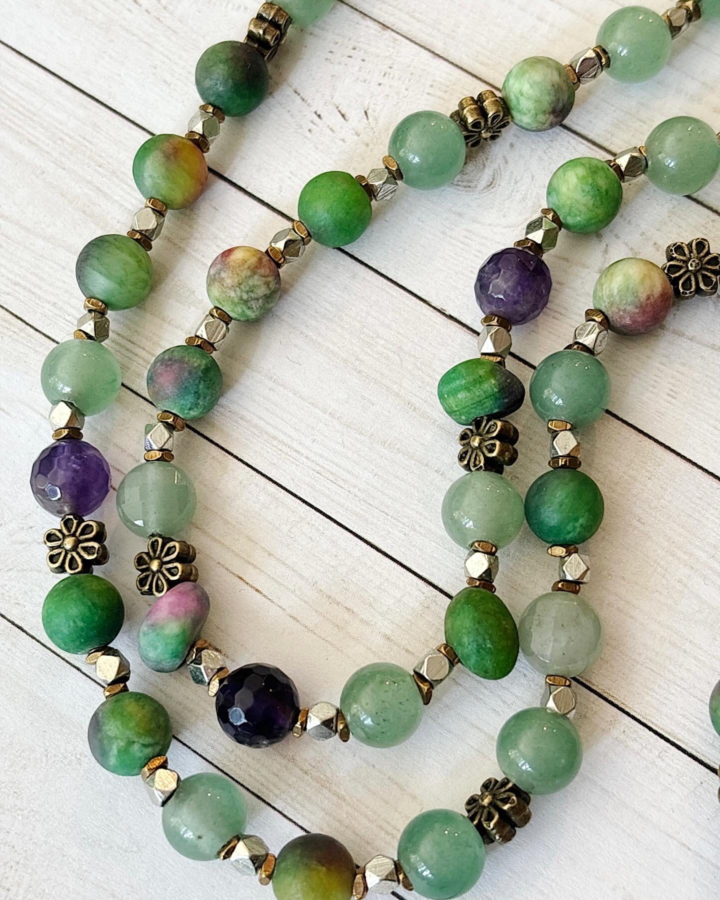 Green Cicada Necklace