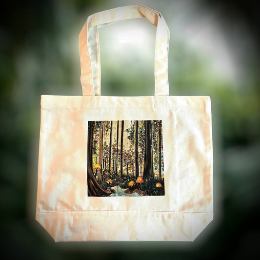 Wild Mushrooms in the Woods Bag