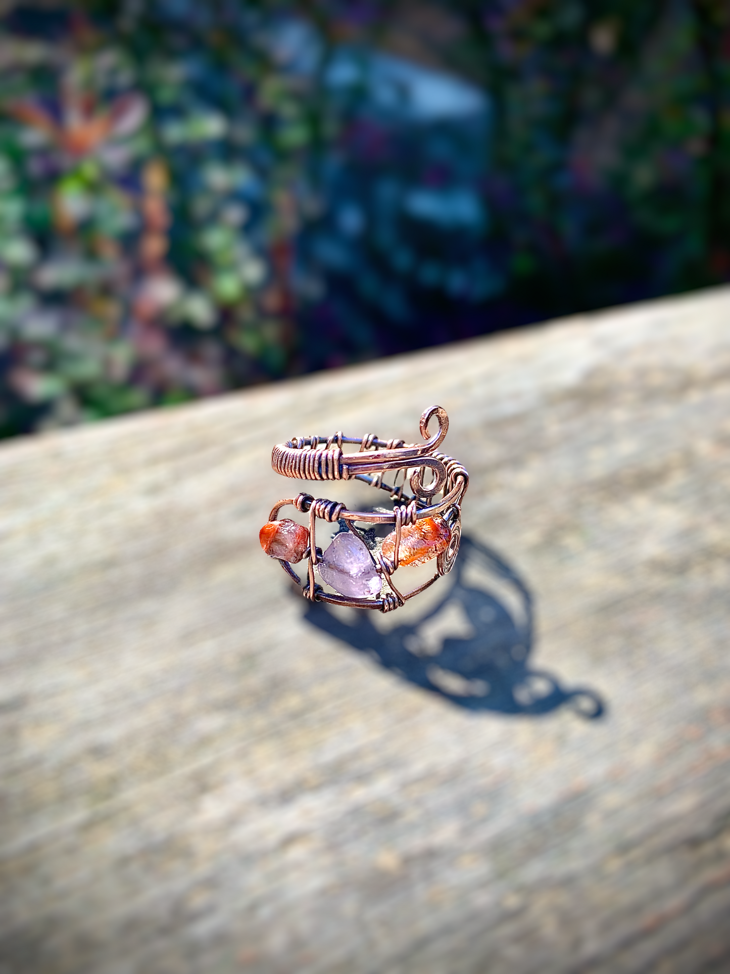 Copper and mixed Phantom Stone Ring