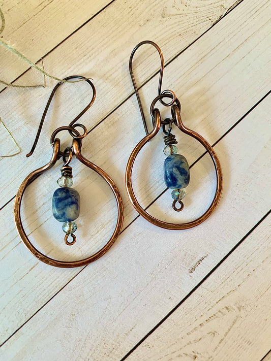 Kyonite and Copper Hoops